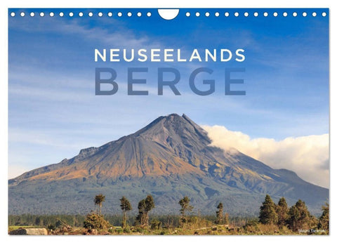 Neuseelands Berge (Wandkalender 2027 DIN A4 quer), CALVENDO Monatskalender