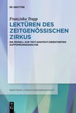 Lektüren des Zeitgenössischen Zirkus