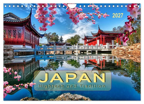 Japan - Hightech und Tradition (Wandkalender 2027 DIN A4 quer), CALVENDO Monatskalender