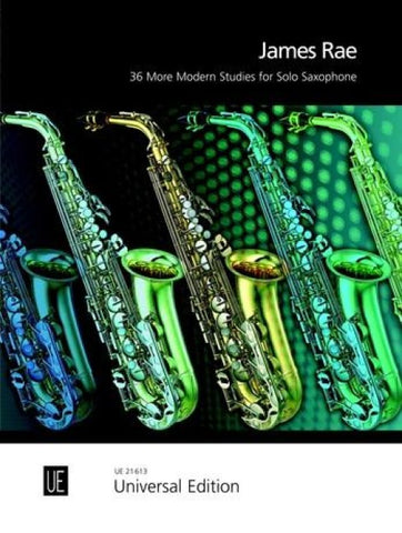 36 More Modern Studies für Saxophon solo (S/A/T/Bar)