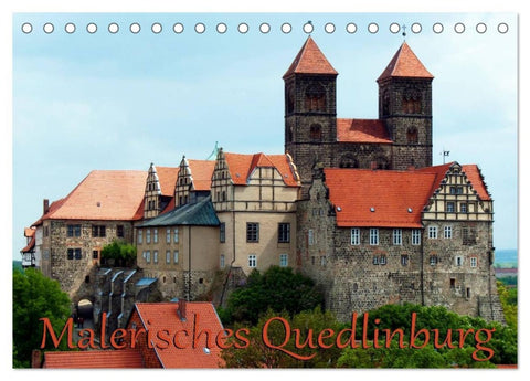 Malerisches Quedlinburg (Tischkalender 2026 DIN A5 quer), CALVENDO Monatskalender