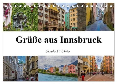 Grüße aus Innsbruck (Tischkalender 2027 DIN A5 quer), CALVENDO Monatskalender