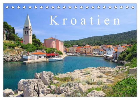 Kroatien (Tischkalender 2027 DIN A5 quer), CALVENDO Monatskalender