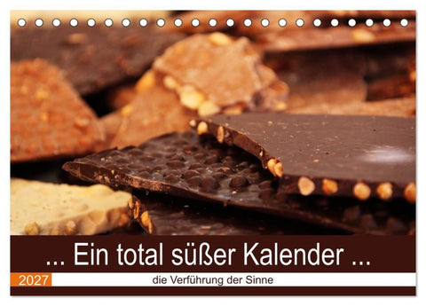 Ein total süßer Kalender (Tischkalender 2027 DIN A5 quer), CALVENDO Monatskalender