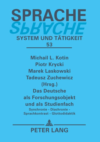 Das Deutsche als Forschungsobjekt und als Studienfach