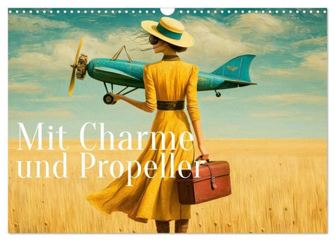 Mit Charme und Propeller (Wandkalender 2027 DIN A3 quer), CALVENDO Monatskalender