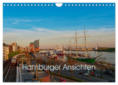 Hamburger Ansichten (Wandkalender 2027 DIN A4 quer), CALVENDO Monatskalender