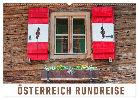 Österreich Rundreise (Wandkalender 2027 DIN A2 quer), CALVENDO Monatskalender