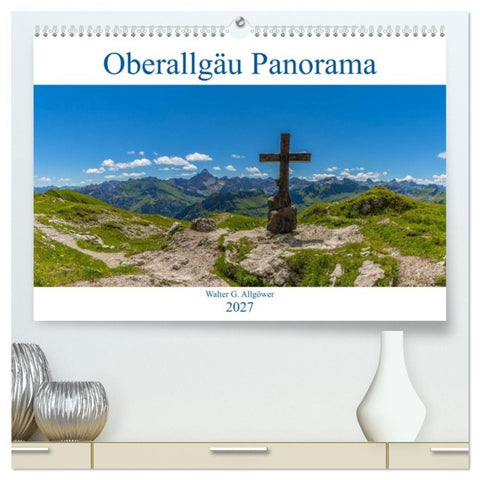 Oberallgäu Panorama (hochwertiger Premium Wandkalender 2027 DIN A2 quer), Kunstdruck in Hochglanz