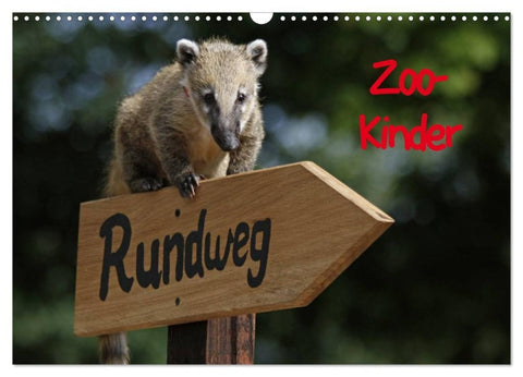 Zoo-Kinder (Wandkalender 2027 DIN A3 quer), CALVENDO Monatskalender