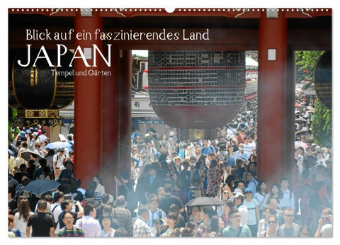 Blick auf ein faszinierendes Land - Japan 2027 (Wandkalender 2027 DIN A2 quer), CALVENDO Monatskalender