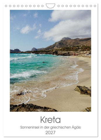 Kreta (Wandkalender 2027 DIN A4 hoch), CALVENDO Monatskalender