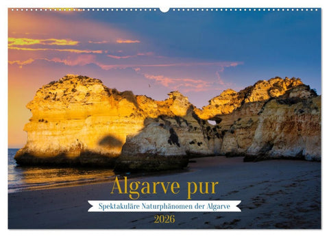 Algarve pur (Wandkalender 2026 DIN A2 quer), CALVENDO Monatskalender