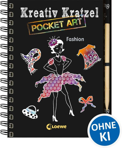 Kreativ-Kratzel Pocket Art: Fashion