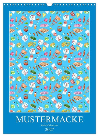 MUSTERMACKE (Wandkalender 2027 DIN A3 hoch), CALVENDO Monatskalender