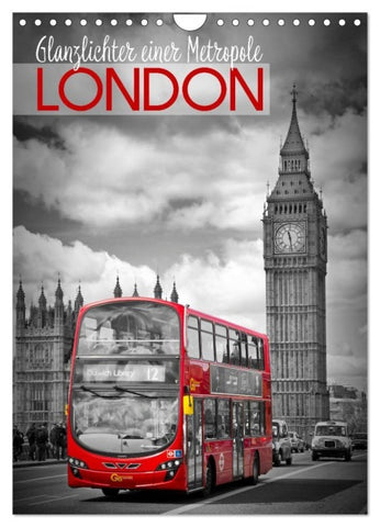 Glanzlichter einer Metropole LONDON (Wandkalender 2027 DIN A4 hoch), CALVENDO Monatskalender