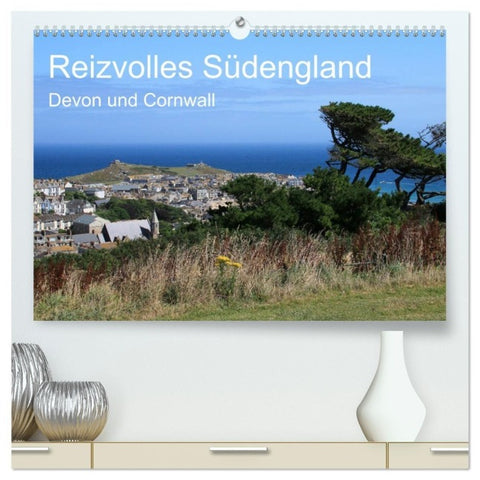 Reizvolles Südengland Devon und Cornwall (hochwertiger Premium Wandkalender 2027 DIN A2 quer), Kunstdruck in Hochglanz
