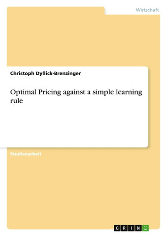 Optimal Pricing against a simple learning rule