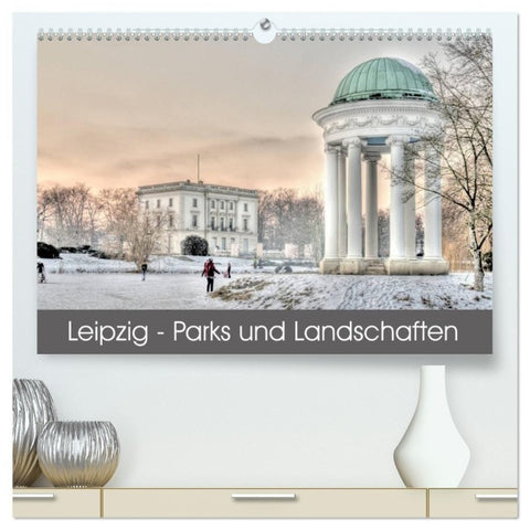 Leipzig - Parks und Landschaften (hochwertiger Premium Wandkalender 2027 DIN A2 quer), Kunstdruck in Hochglanz