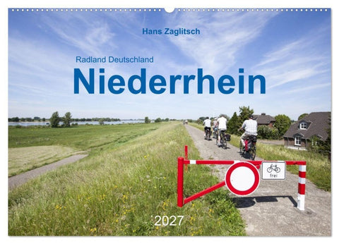 Radland Deutschland - Niederrhein (Wandkalender 2027 DIN A2 quer), CALVENDO Monatskalender