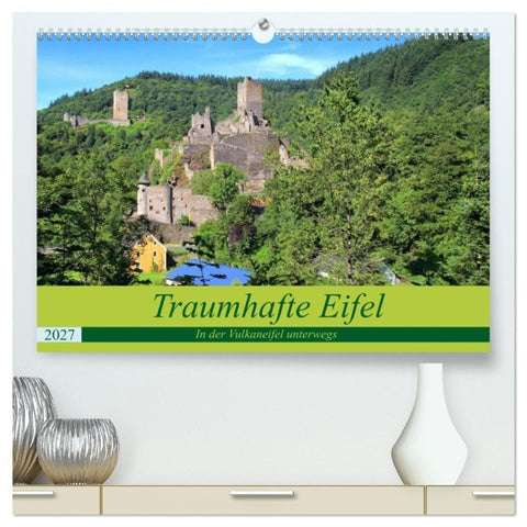 Traumhafte Eifel - In der Vulkaneifel unterwegs (hochwertiger Premium Wandkalender 2027 DIN A2 quer), Kunstdruck in Hochglanz