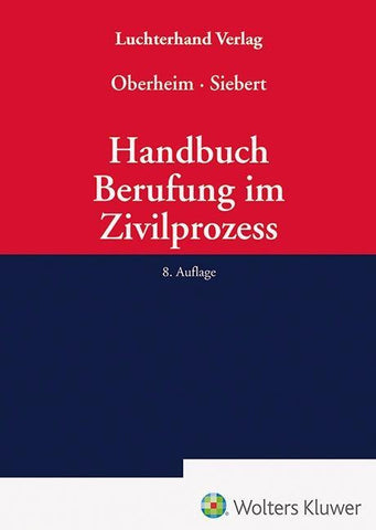 Handbuch Berufung im Zivilprozess