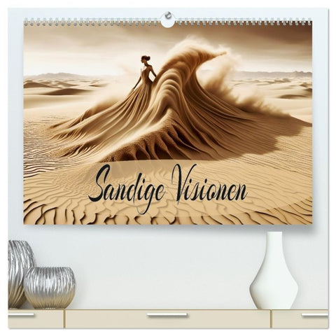 Sandige Visionen (hochwertiger Premium Wandkalender 2027 DIN A2 quer), Kunstdruck in Hochglanz