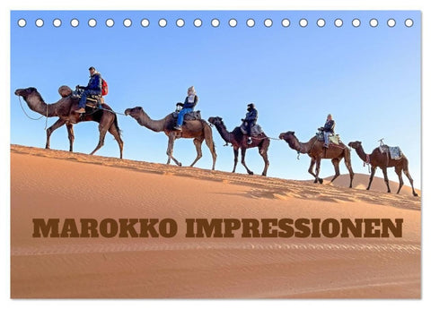 Marokko Impressionan (Tischkalender 2027 DIN A5 quer), CALVENDO Monatskalender