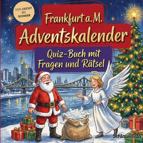 Frankfurt am Main-Adventskalender: Quiz-Buch mit Fragen und Rätsel