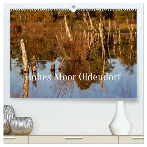 Hohes Moor Oldendorf (hochwertiger Premium Wandkalender 2027 DIN A2 quer), Kunstdruck in Hochglanz