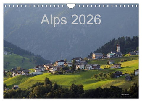 Alps 2026 (Wall Calendar 2026 DIN A4 landscape), CALVENDO 12 Month Wall Calendar
