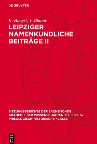 Leipziger namenkundliche Beiträge II