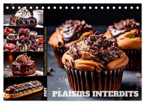 Plaisirs interdits (Calendrier de bureau 2027 DIN A5 vertical), CALVENDO calendrier mensuel