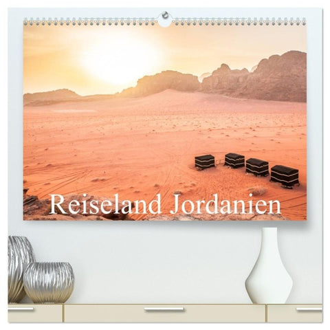 Reiseland Jordanien (hochwertiger Premium Wandkalender 2027 DIN A2 quer), Kunstdruck in Hochglanz