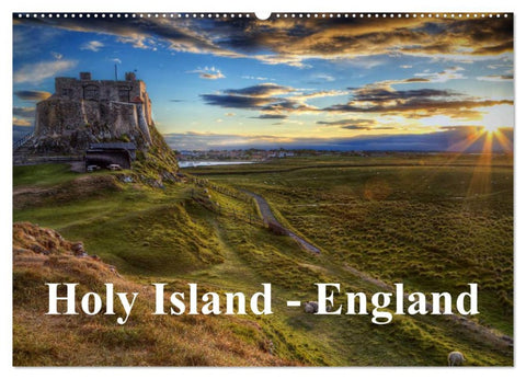 Holy Island - England (Wandkalender 2026 DIN A2 quer), CALVENDO Monatskalender
