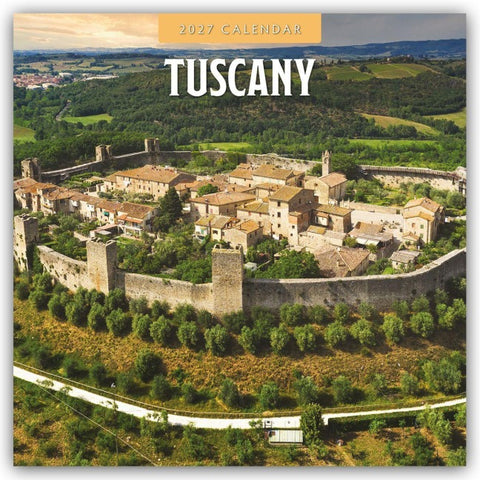 Tuscany – Toskana 2027 – 16-Monatskalender