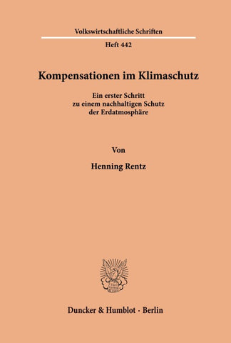Kompensationen im Klimaschutz.