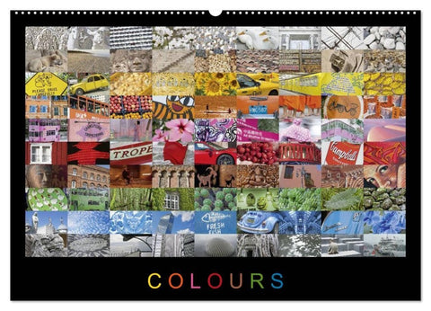 Colours (Wandkalender 2027 DIN A2 quer), CALVENDO Monatskalender