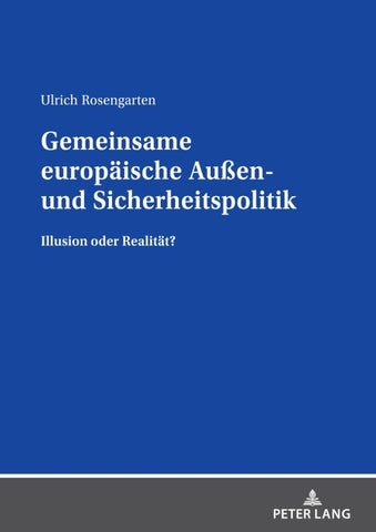 Gemeinsame europäische Außen- und Sicherheitspolitik