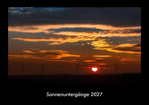 Sonnenuntergänge 2027 Fotokalender DIN A3