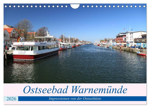 Ostseebad Warnemünde (Wandkalender 2026 DIN A4 quer), CALVENDO Monatskalender