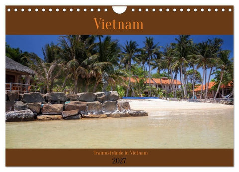 Traumstrände in Vietnam (Wandkalender 2027 DIN A4 quer), CALVENDO Monatskalender