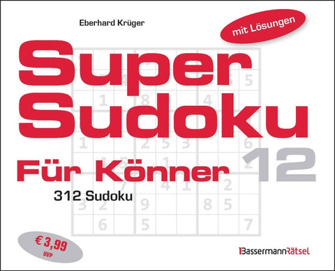 Supersudoku für Könner 12 (5 Exemplare à 3,99 €)