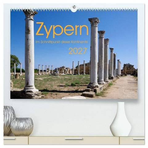 Zypern - Im Schnittpunkt dreier Kontinente (hochwertiger Premium Wandkalender 2027 DIN A2 quer), Kunstdruck in Hochglanz