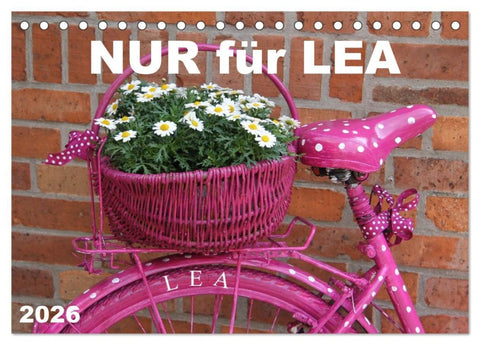 Nur für LEA (Tischkalender 2026 DIN A5 quer), CALVENDO Monatskalender