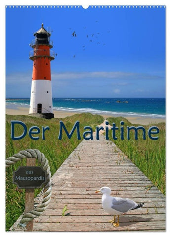 Der Maritime aus Mausopardia (Wandkalender 2027 DIN A2 hoch), CALVENDO Monatskalender