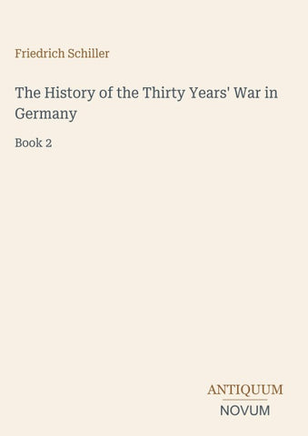 The History of the Thirty Years' War in Germany