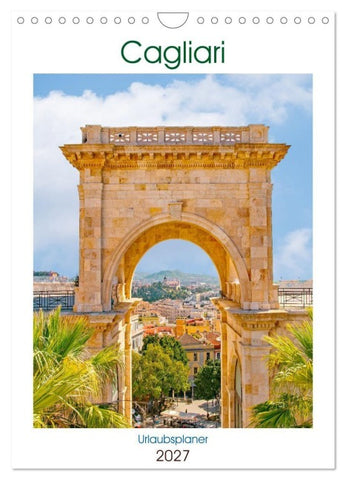 Cagliari - Urlaubsplaner (Wandkalender 2027 DIN A4 hoch), CALVENDO Monatskalender