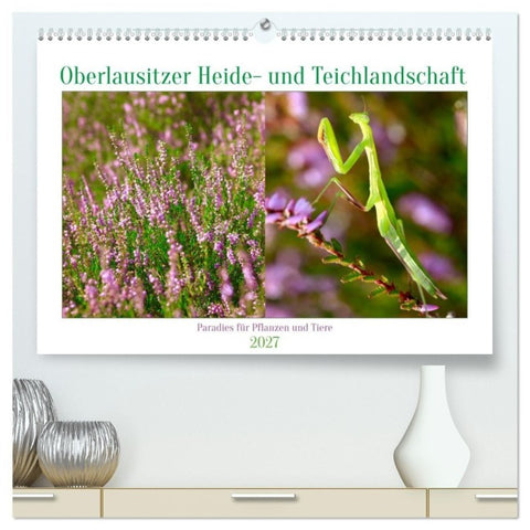 Oberlausitzer Heide- und Teichlandschaft (hochwertiger Premium Wandkalender 2027 DIN A2 quer), Kunstdruck in Hochglanz