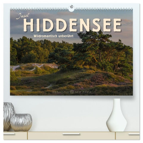 Insel Hiddensee - Wildromantisch unberührt (hochwertiger Premium Wandkalender 2026 DIN A2 quer), Kunstdruck in Hochglanz